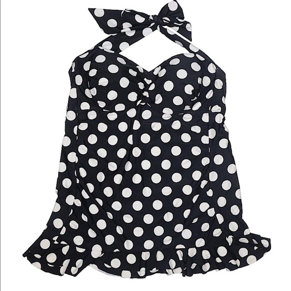 VM polka dot swim dress size 18